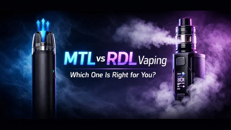 MTL vs RDL Vaping Explained – Which Style is Best for You in the UK 2026