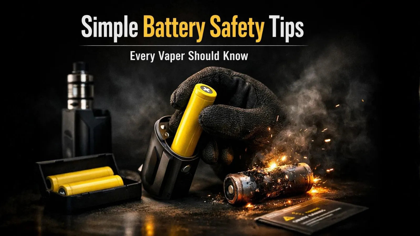 Vape Battery Safety Guide UK 2026 – How to Charge and Store Your Vape Safely