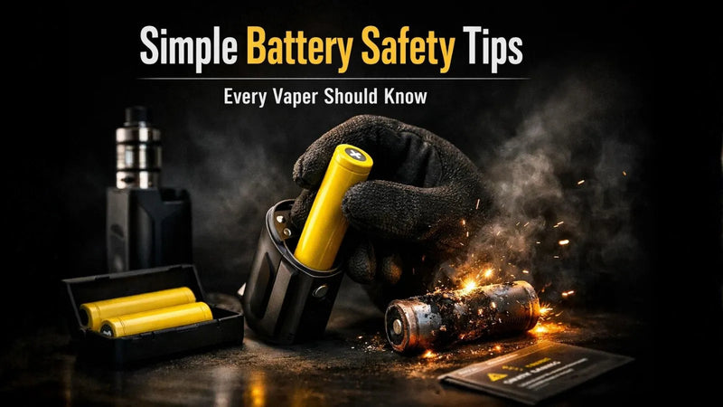 Vape Battery Safety Guide UK 2026 – How to Charge and Store Your Vape Safely
