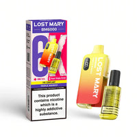 Lost Mary BM6000 Prefilled Pod Vape Kit – Rechargeable 6000 Puff Pod System UK - Noble Vape Triple-Mango-20mg