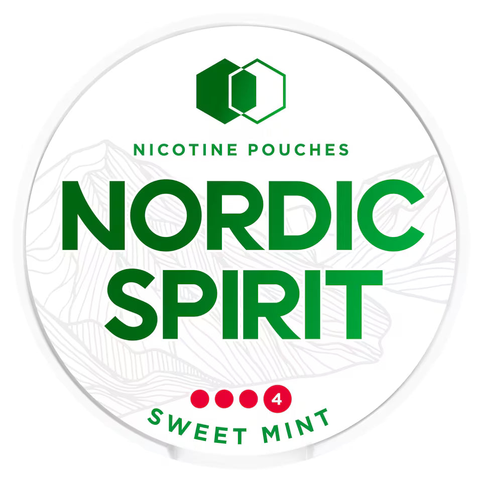Nordic Spirit Nicotine Pouches – Tobacco-Free Nicotine Pouches - Noble Vape 12mg-Sweet-Mint