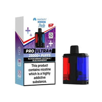Hayati Pro Ultra Plus 25K Prefilled Pods – Replacement Dual Flavour Pods - Noble Vape Blackcurrant-Cotton-K-Blue-Raspberry