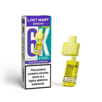 Lost Mary BM6000 Prefilled Pods – Replacement Pods for BM6000 Pod Vape Kit UK - Noble Vape Blue-Razz-Lemonade