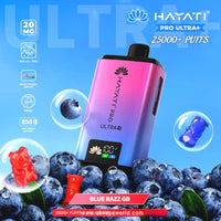 Hayati Pro Ultra Plus 25K Prefilled Vape Kit – 25,000 Puffs Rechargeable Pod System - Noble Vape Blue-Razz-GB
