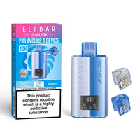 Elf Bar Dual 10K Prefilled Pod Vape Kit – Dual Flavour Rechargeable System UK - Noble Vape Blueberry-Edition