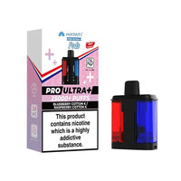 Hayati Pro Ultra Plus 25K Prefilled Pods – Replacement Dual Flavour Pods - Noble Vape Blueberry-Cotton-K-Raspberry-Cotton-K