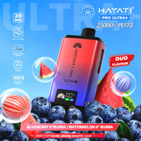 Hayati Pro Ultra Plus 25K Prefilled Vape Kit – 25,000 Puffs Rechargeable Pod System - Noble Vape Blueberry-H-Bubba-Watermelon-H-Bubba