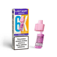 Lost Mary BM6000 Prefilled Pods – Replacement Pods for BM6000 Pod Vape Kit UK - Noble Vape Cherry-Cola