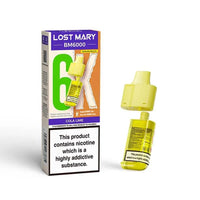 Lost Mary BM6000 Prefilled Pods – Replacement Pods for BM6000 Pod Vape Kit UK - Noble Vape Cola-Lime