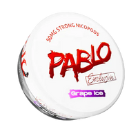 Pablo Nicotine Pouches – Extra Strong Tobacco-Free Nicotine Pouches (30mg–50mg) UK - Noble Vape Grape-Ice-50mg