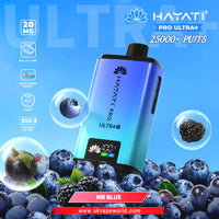 Hayati Pro Ultra Plus 25K Prefilled Vape Kit – 25,000 Puffs Rechargeable Pod System - Noble Vape Mr-Blue