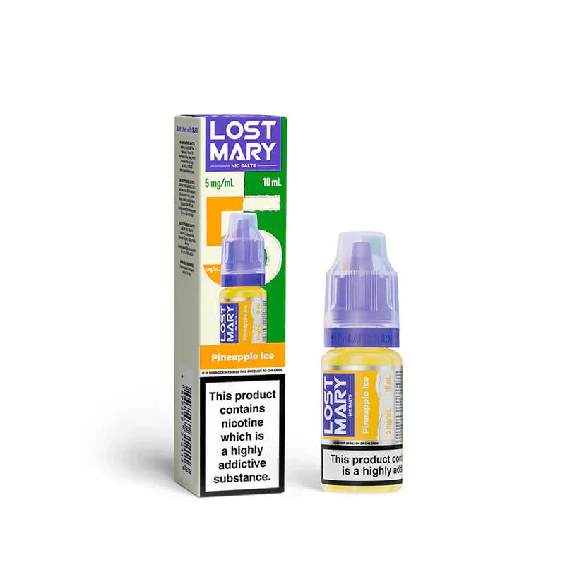 Lost Mary nic salt vape juice flavours