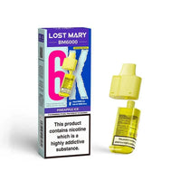 Lost Mary BM6000 Prefilled Pods – Replacement Pods for BM6000 Pod Vape Kit UK - Noble Vape Pineapple-Ice