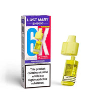 Lost Mary BM6000 Prefilled Pods – Replacement Pods for BM6000 Pod Vape Kit UK - Noble Vape Pink-Lemonade