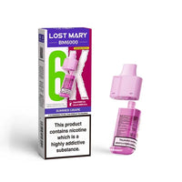 Lost Mary BM6000 Prefilled Pods – Replacement Pods for BM6000 Pod Vape Kit UK - Noble Vape Summer-Grape