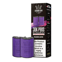 Al Fakher Crown Bar 30K Hypermax Pods – Prefilled Replacement Pods for Hypermax Kit UK - Noble Vape