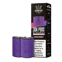 Al Fakher Crown Bar 30K Hypermax Pods – Prefilled Replacement Pods for Hypermax Kit UK - Noble Vape