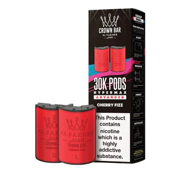 Al Fakher Crown Bar 30K Hypermax Pods – Prefilled Replacement Pods for Hypermax Kit UK - Noble Vape