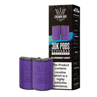 Al Fakher Crown Bar 30K Hypermax Pods – Prefilled Replacement Pods for Hypermax Kit UK - Noble Vape
