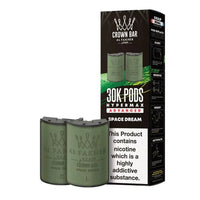 Al Fakher Crown Bar 30K Hypermax Pods – Prefilled Replacement Pods for Hypermax Kit UK - Noble Vape