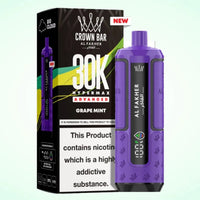 Al Fakher Crown Bar 30K Hypermax Vape Kit – Rechargeable Pod System with 30000 Puffs UK - Noble Vape