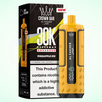 Al Fakher Crown Bar 30K Hypermax Vape Kit – Rechargeable Pod System with 30000 Puffs UK - Noble Vape