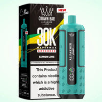 Al Fakher Crown Bar 30K Hypermax Vape Kit – Rechargeable Pod System with 30000 Puffs UK - Noble Vape