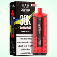 Al Fakher Crown Bar 30K Hypermax Vape Kit – Rechargeable Pod System with 30000 Puffs UK - Noble Vape