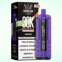 Al Fakher Crown Bar 30K Hypermax Vape Kit – Rechargeable Pod System with 30000 Puffs UK - Noble Vape