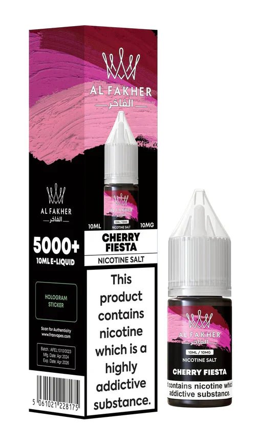Al Fakher Nic Salt E‑Liquid 10ml – Premium Nicotine Salt Vape Juice UK (Multiple Flavours) - Noble Vape