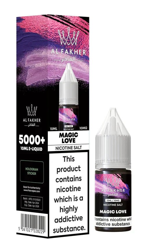 Al Fakher Nic Salt E‑Liquid 10ml – Premium Nicotine Salt Vape Juice UK (Multiple Flavours) - Noble Vape
