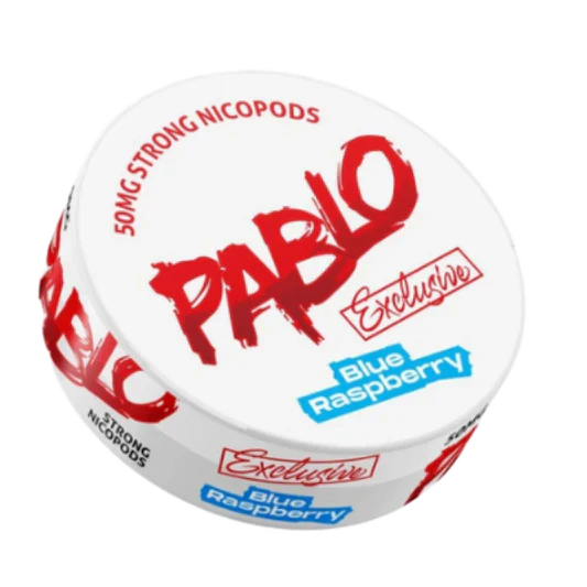 Pablo Nicotine Pouches – Extra Strong Tobacco-Free Nicotine Pouches (30mg–50mg) UK - Noble Vape Blue-Raspberry-50mg