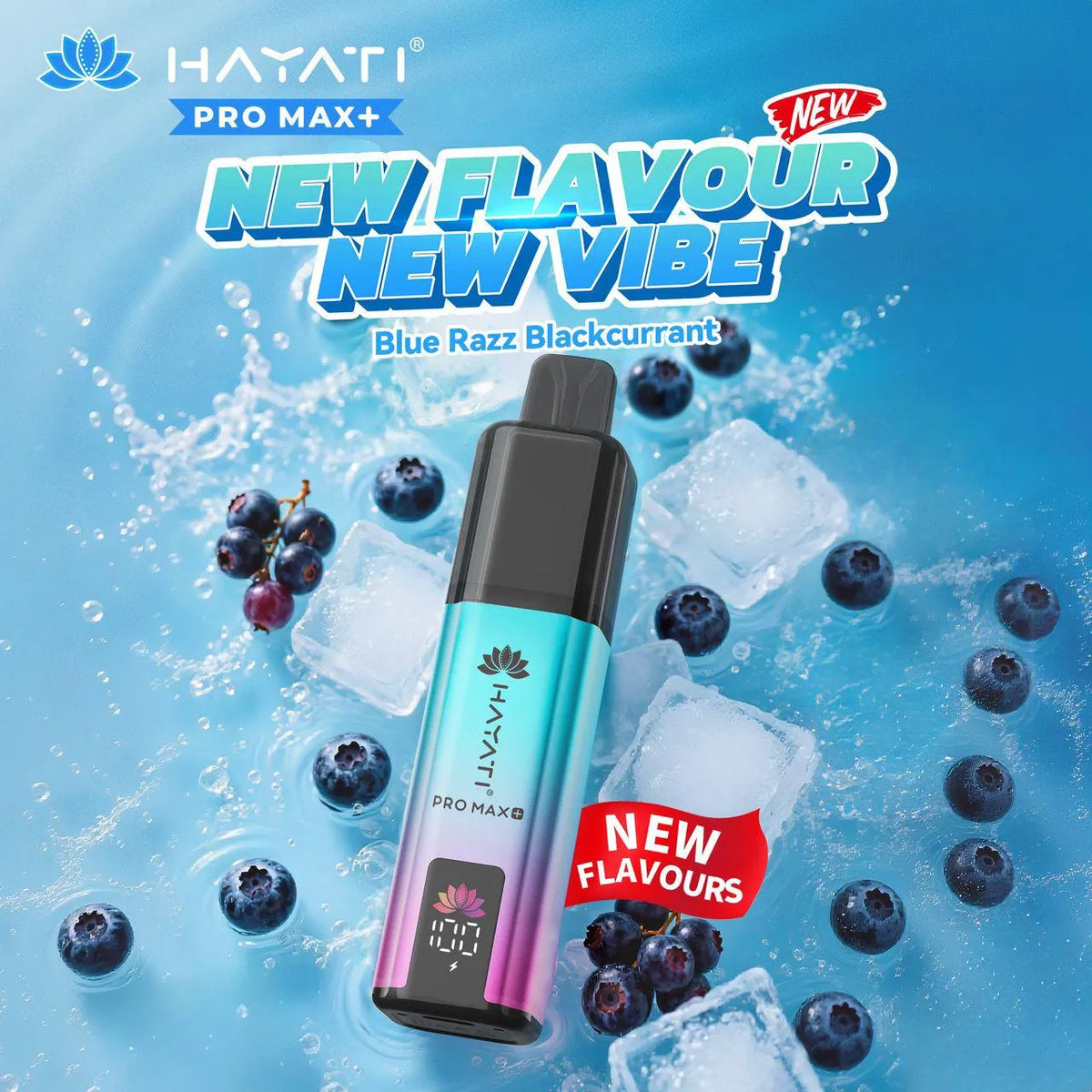 Hayati Pro Max+ 6000 Puffs Prefilled Kit - Noble Vape Blue-Razz-Blackcurrant-New