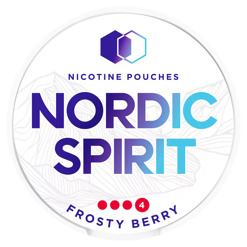 Nordic Spirit Nicotine Pouches – Tobacco-Free Nicotine Pouches - Noble Vape 12mg-Frosty-Berry