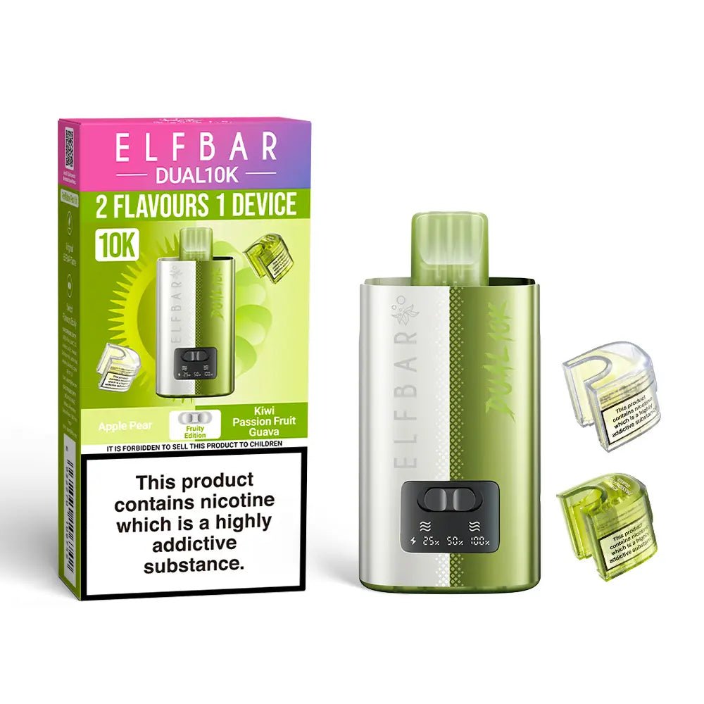 Elf Bar Dual 10K Prefilled Pod Vape Kit – Dual Flavour Rechargeable System UK - Noble Vape