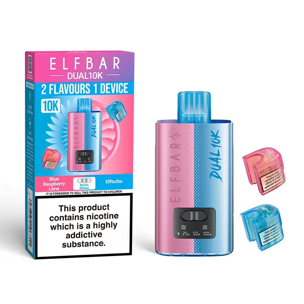 Elf Bar Dual 10K Prefilled Pod Vape Kit – Dual Flavour Rechargeable System UK - Noble Vape