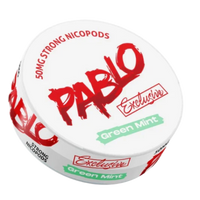 Pablo Nicotine Pouches – Extra Strong Tobacco-Free Nicotine Pouches (30mg–50mg) UK - Noble Vape Green-Mint-50mg