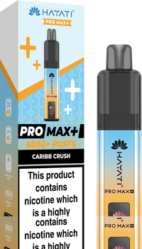 Hayati Pro Max Plus 6000 Vape Kit – 6000 Puff Rechargeable Prefilled Pod Device - Noble Vape Caribb-Crush