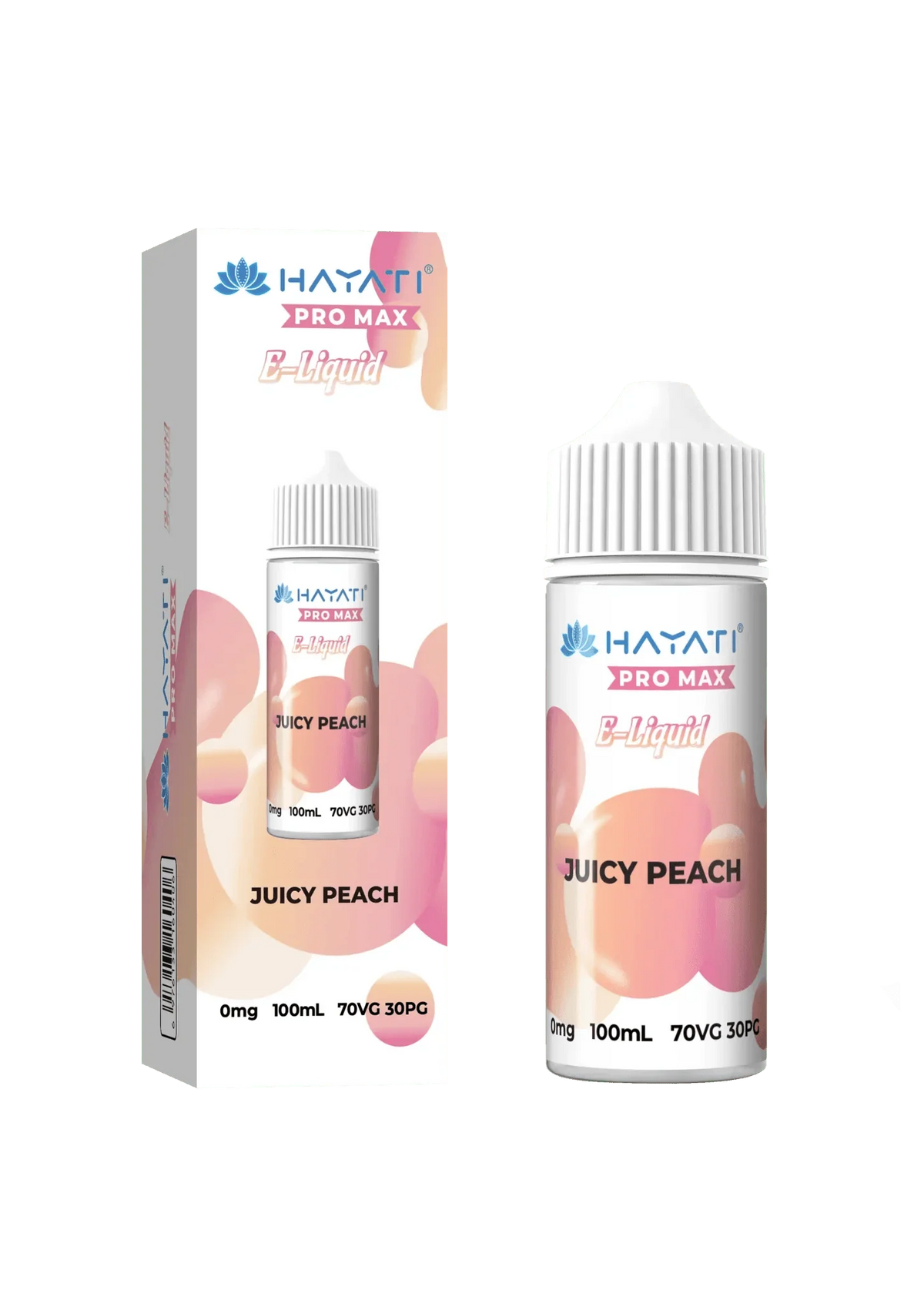Hayati Pro Max E‑Liquid 100ml – Premium Vape Juice UK (Multiple Flavours) - Noble Vape Juicy-Peach-100ml