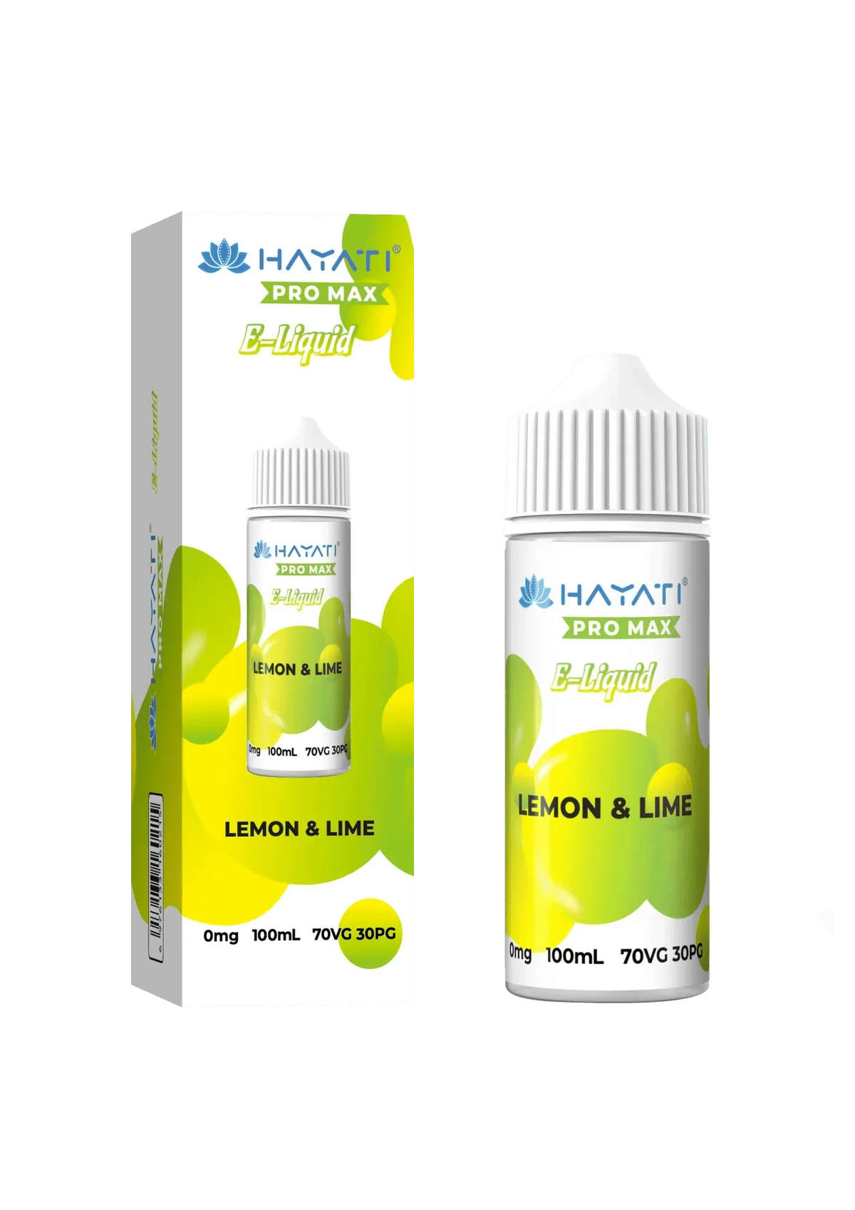 Hayati Pro Max E‑Liquid 100ml – Premium Vape Juice UK (Multiple Flavours) - Noble Vape Lemon-Lime-100ml
