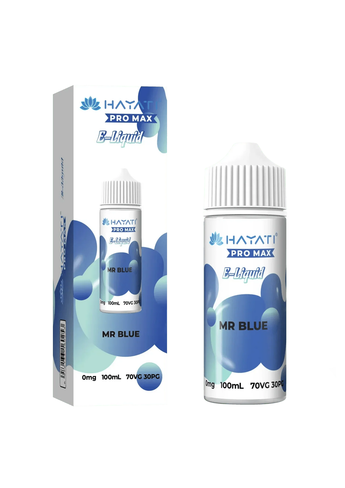 Hayati Pro Max E‑Liquid 100ml – Premium Vape Juice UK (Multiple Flavours) - Noble Vape Mr-Blue-100ml