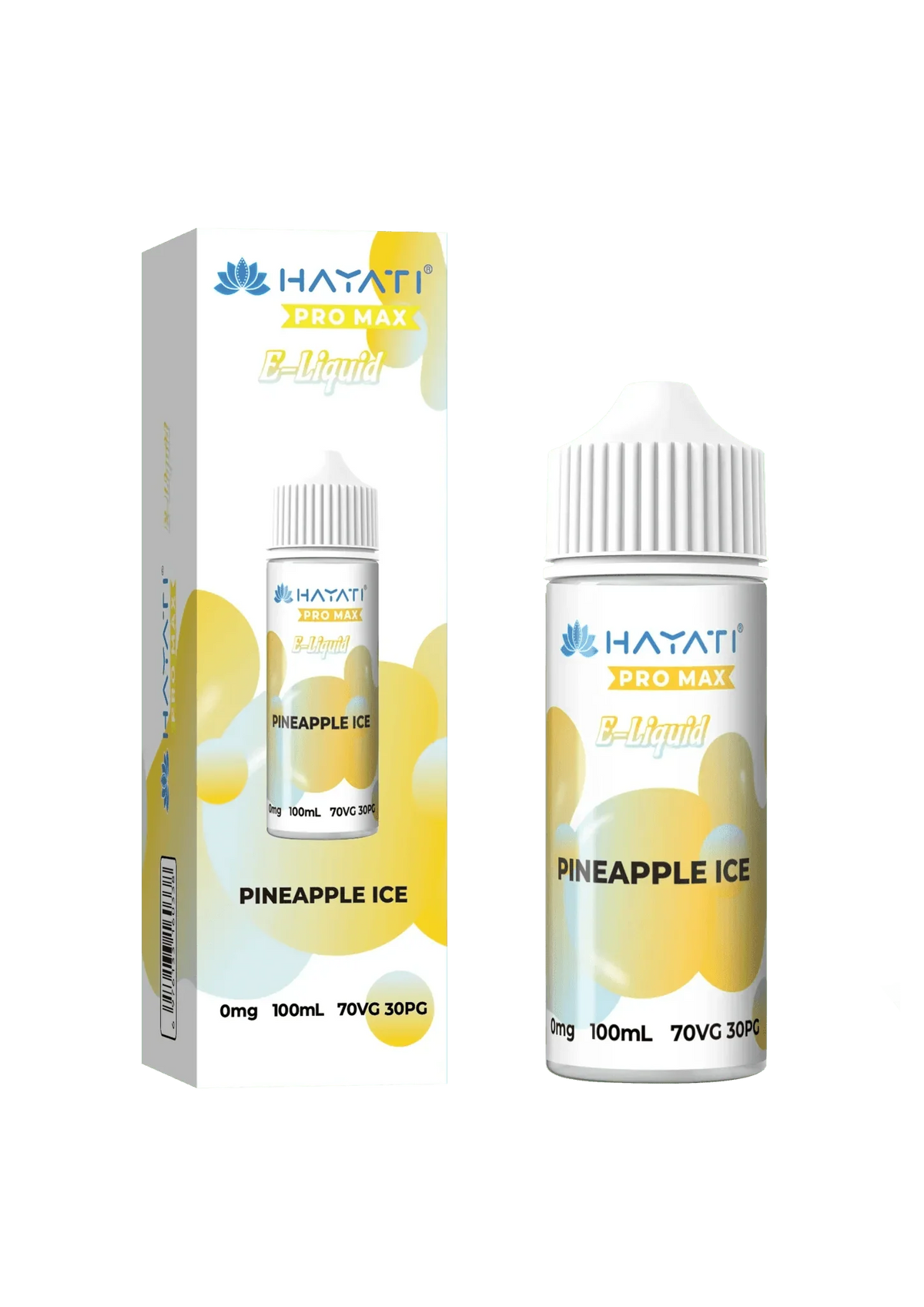 Hayati Pro Max E‑Liquid 100ml – Premium Vape Juice UK (Multiple Flavours) - Noble Vape Pineapple-Ice-100ml
