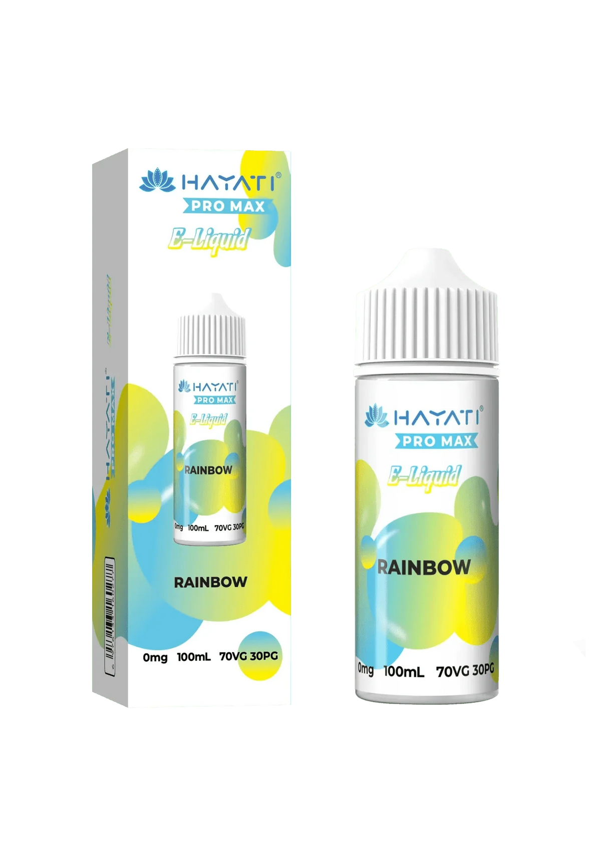 Hayati Pro Max E‑Liquid 100ml – Premium Vape Juice UK (Multiple Flavours) - Noble Vape Rainbow-100ml