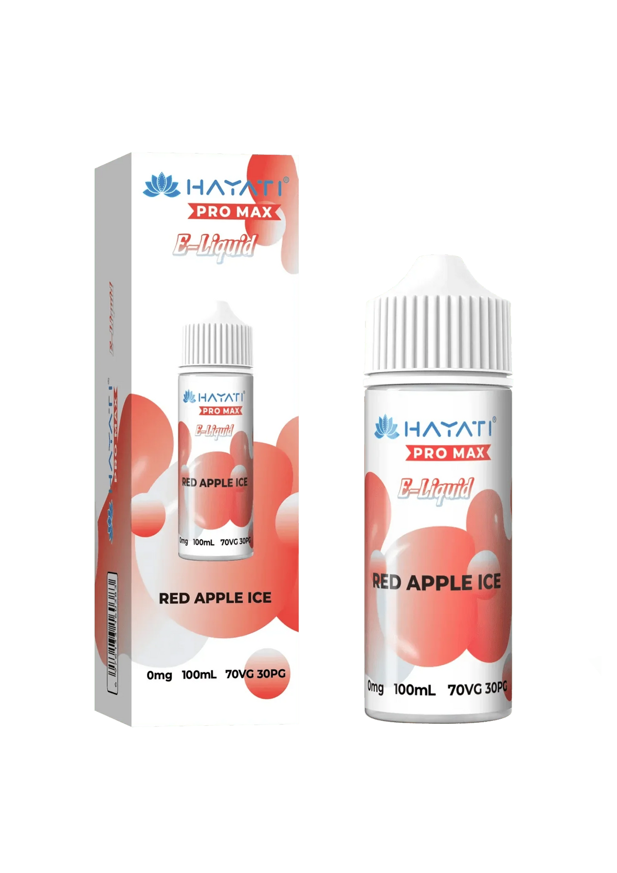 Hayati Pro Max E‑Liquid 100ml – Premium Vape Juice UK (Multiple Flavours) - Noble Vape Red-Apple-Ice-100ml