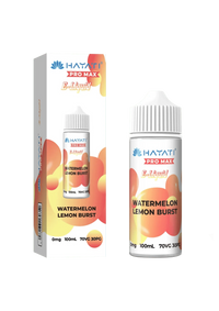 Hayati Pro Max E‑Liquid 100ml – Premium Vape Juice UK (Multiple Flavours) - Noble Vape Watermelon-Lemon-Burst-100ml