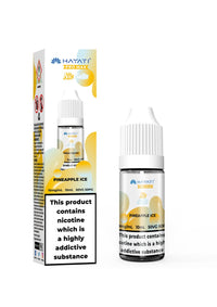Hayati Pro Max Nic Salts 10ml – Smooth Nicotine Salt E-Liquid for Pod Kits UK - Noble Vape Pineapple-Ice-20MG