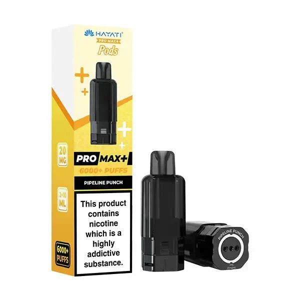 Hayati Pro Max Plus 6000 Prefilled Pods – Replacement Vape Pods - Noble Vape Pipeline-Punch