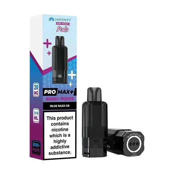 Hayati Pro Max Plus 6000 Prefilled Pods – Replacement Vape Pods - Noble Vape
