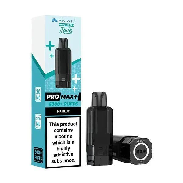 Hayati Pro Max Plus 6000 Prefilled Pods – Replacement Vape Pods - Noble Vape