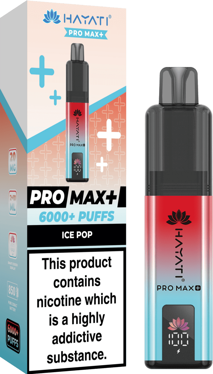 Hayati Pro Max Plus 6000 Vape Kit – 6000 Puff Rechargeable Prefilled Pod Device - Noble Vape